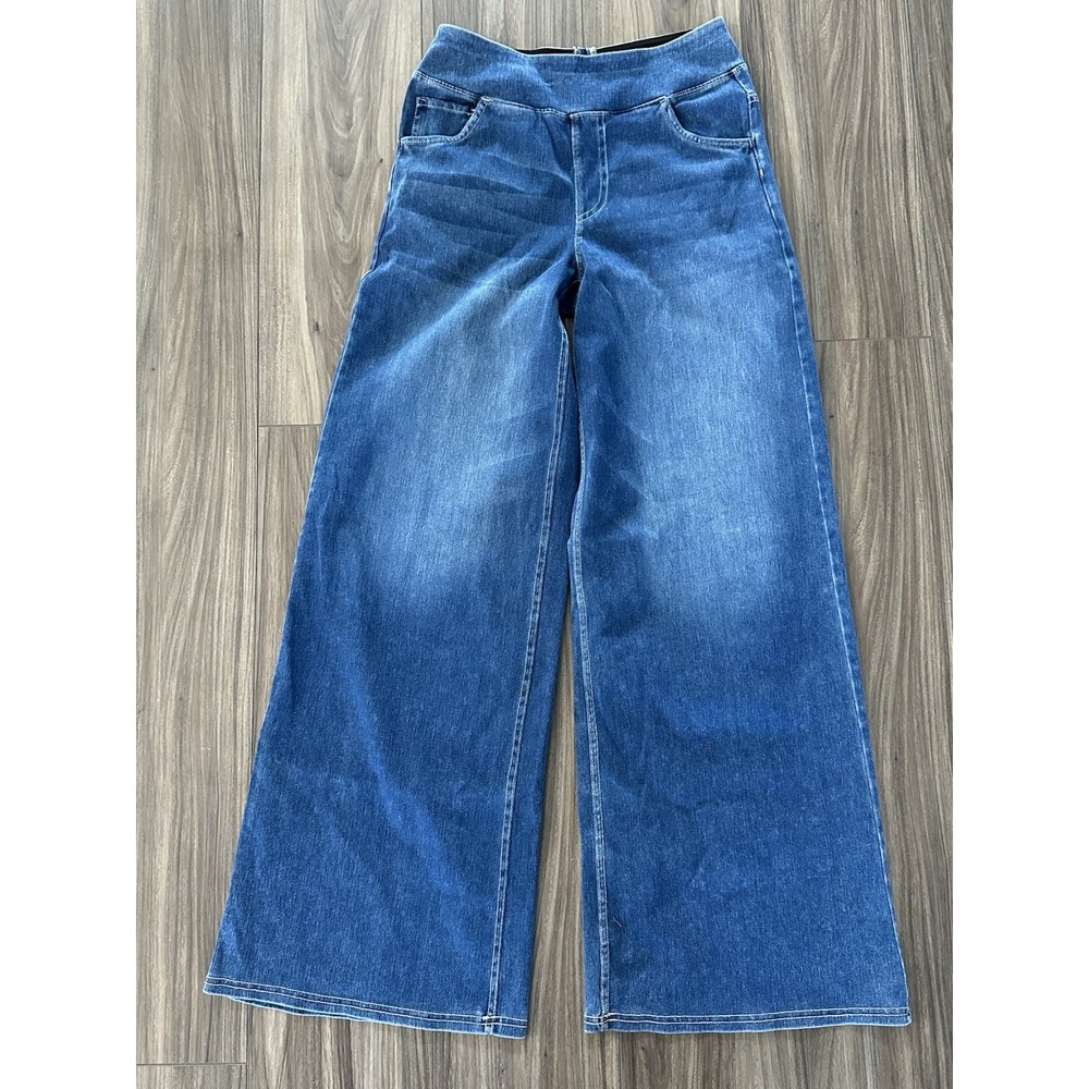 Halara Flex High Waisted Pockets Baggy Wide Leg Casual Jeans Sz Small